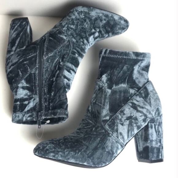 Steve Madden Women's Blue Irven Ankle Boots - Picture 1 of 5
